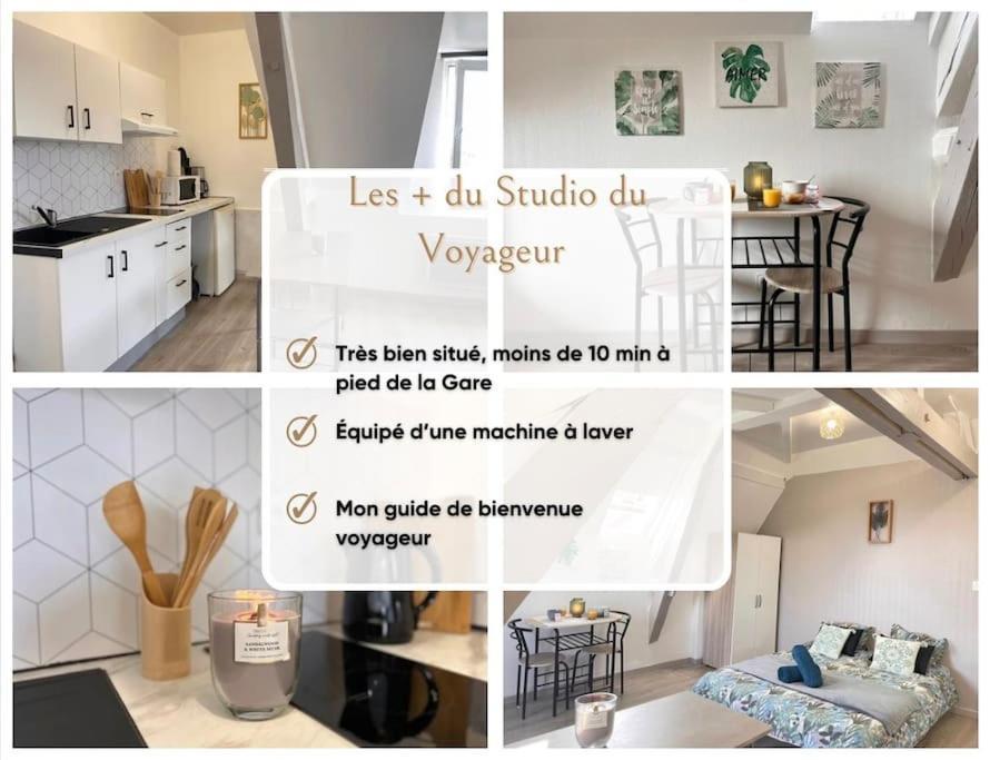 Studio Du Voyageur - Machine A Laver - Proche Gare Sainte-Savine Extérieur photo